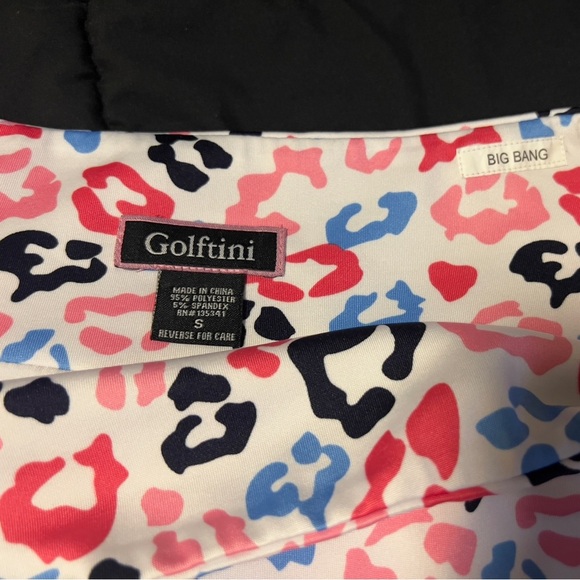 Leopard Print Women's golf skort - Picture 3 of 5